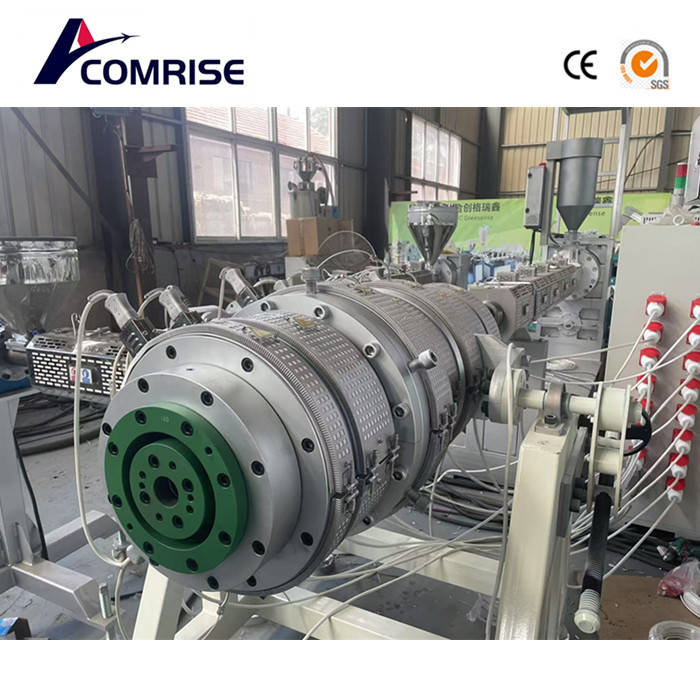 250 mm en 315 mm HDPE -pijpmachine worden geproduceerd